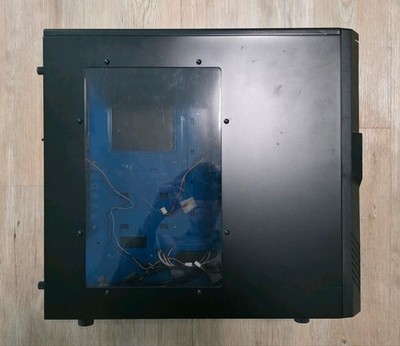Sharkoon Gaming PC Gehäuse Computer Blau LED Lüfter