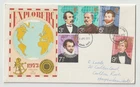 18/4/1973 UK GB FDC - British Explorers - The Globe - St. Albans FDI Postmark