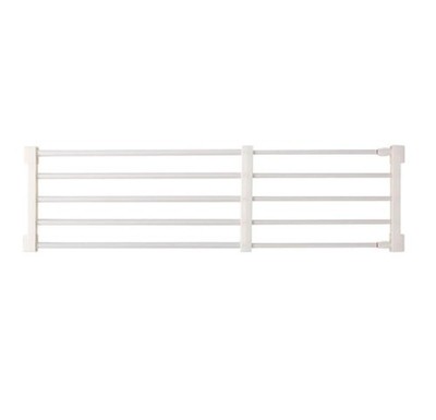 Adjustable Shelf Organizer Expandable Closet Shelf and Rod with No Drilling f...