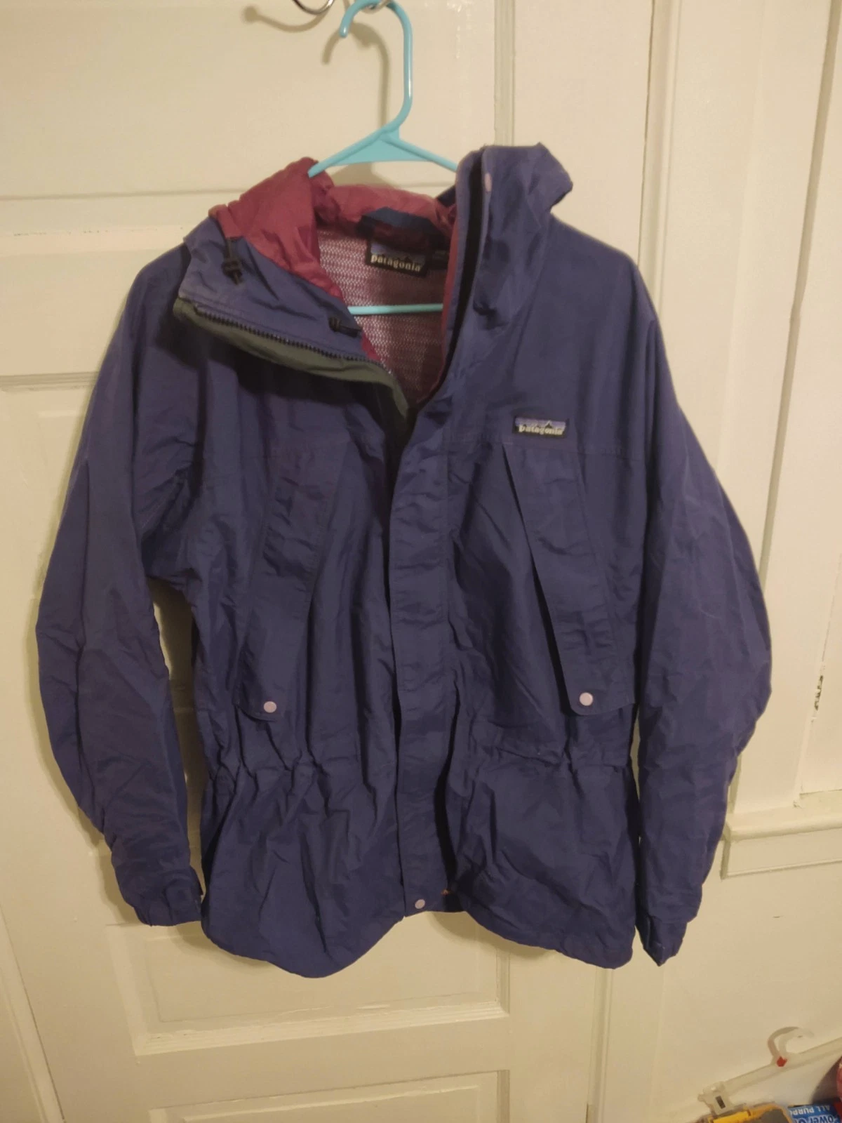 PATAGONIA STORM JACKET FULL ZIP SIZE S Blue 83602 VTG UNISEX