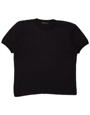 ESCADA Herren T-Shirt Oberteil Large dunkelblau Baumwolle BN41
