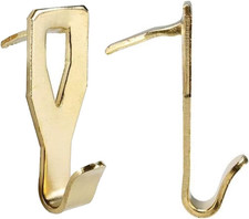 10 X PLASTERBOARD PICTURE HOOKS - HOLDS up to 7KG on DRYWALL