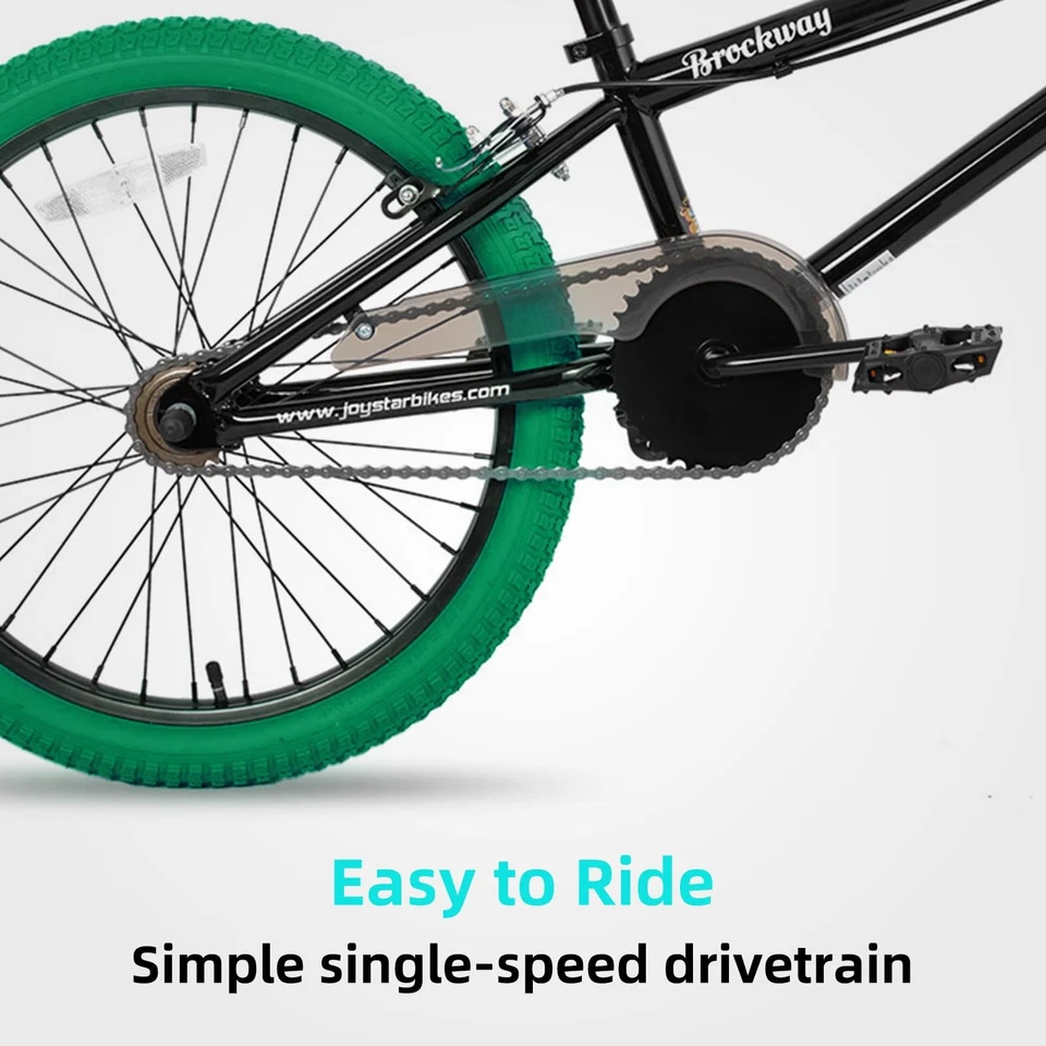 20 Inch Kids Bike Freestyle BMX Bikes for 6-10 Years Old Boys Girls and Begin... - Image 3 of 4