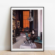 Art print Cadell The Orange Blind giclee print gallery wall art home decor