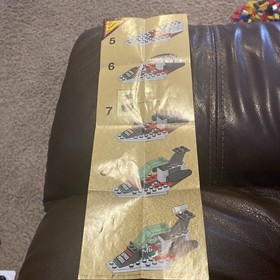 Lego vintage space police 6813 Galactic Chief instructions only