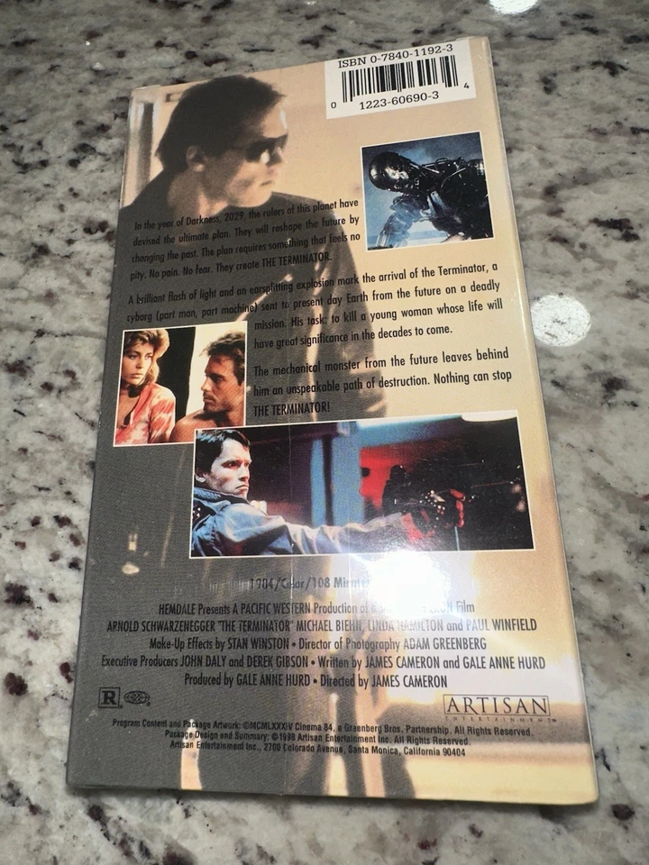 Terminator 1 And 2 Limited Edition VHS Factory Sealed - Image 3 of 4