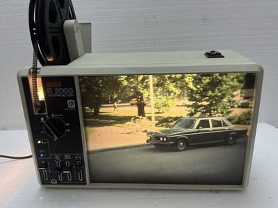 Eumig R2000 Super8 + Normal8 Filmprojektor mit Bildschirm