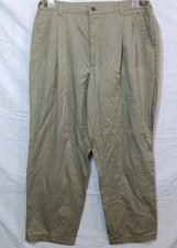Farah Khaki Mens Pants Beige Tan Dress Trousers 100 Cotton Vintage Size W36 L29