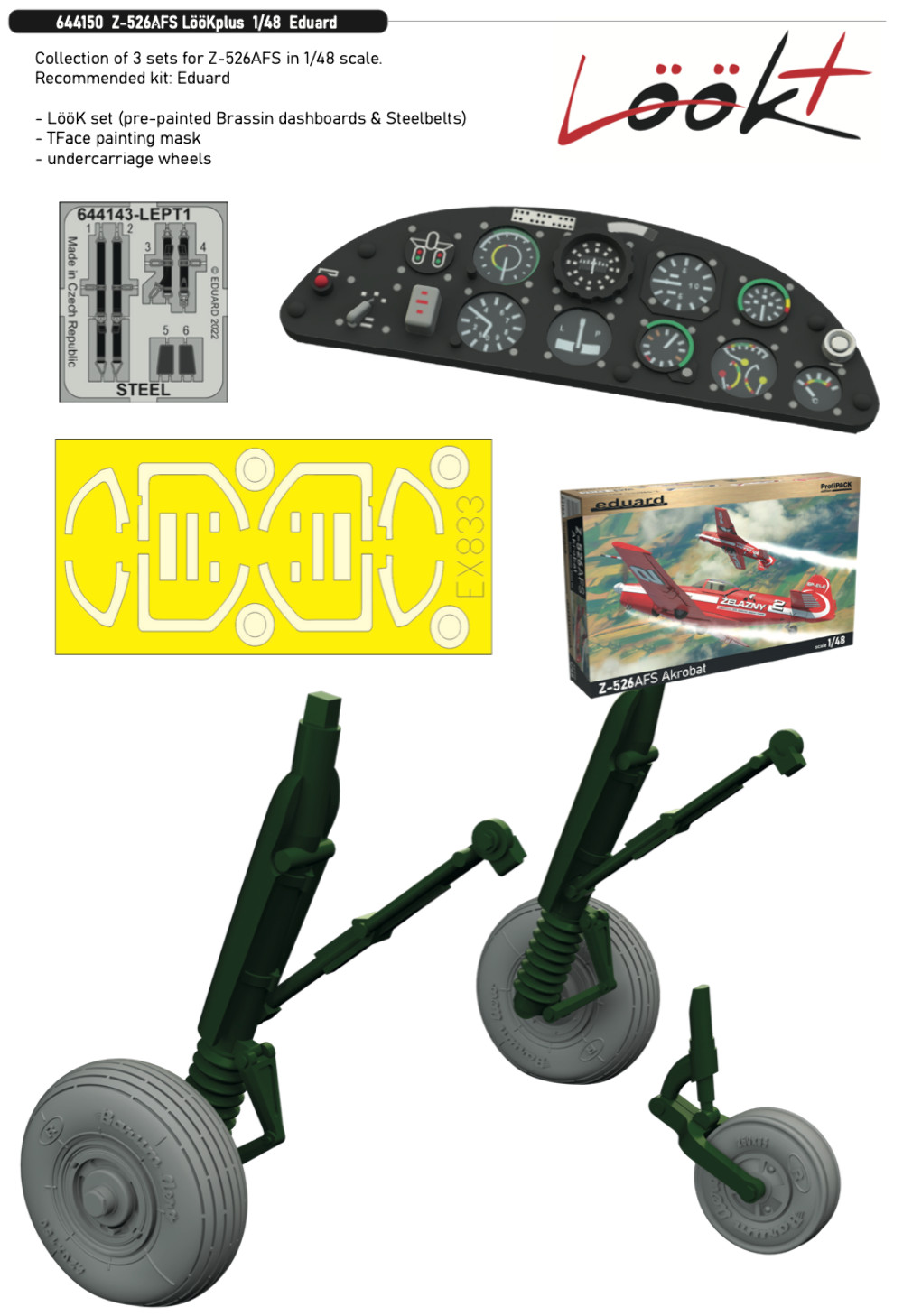 Eduard Brassin 644150 1:48 Z-526AFS LooKplus