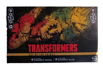 Hasbro Transformers Age of the Primes Leader Class G2 Dinobots Snarl & Slug ovp