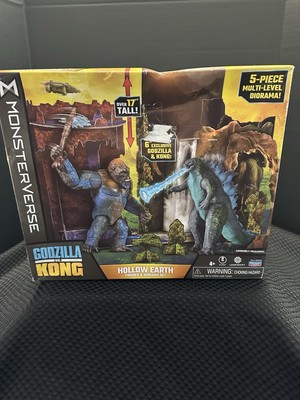 Godzilla vs. Kong Monsterverse Hollow Earth 6'' Figures & Diorama Set NEW SEALED