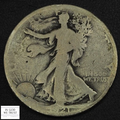 1921-P Walking Liberty Half Dollar — photo from the most recent tracked eBay sale