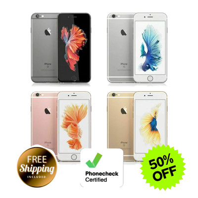 Apple iPhone 6s 16GB 32GB 128GB Unlocked Verizon Silver Space Gray 4G