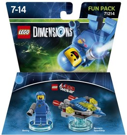 LEGO DIMENSIONS 4 pack Benny 71214, Emmet 71212, Bad Cop 71213 Unikitty 71231