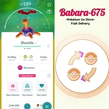 Pokémon Go - Shiny Dynamax Shuckle - Trade 20k or Mini PTC