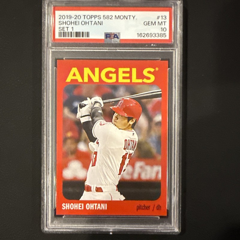 2019 Topps 582 Montgomery Set 1 Shohei Ohtani PSA GEM MT 10 #13