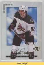 2023-24 Skybox E-X 2000 Rookies White Rainbow Credentials Logan Cooley READ 08t3