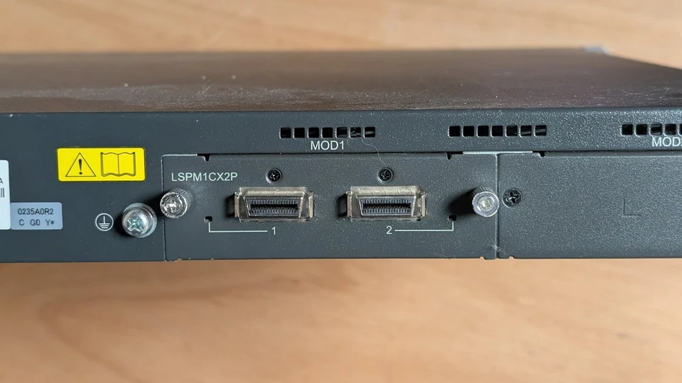 HP A5500 H3C S5500-52C-PWR-EI 48-Port Gigabit JG240A plus LSPM1Cx2P Stack Module - Image 3 of 4