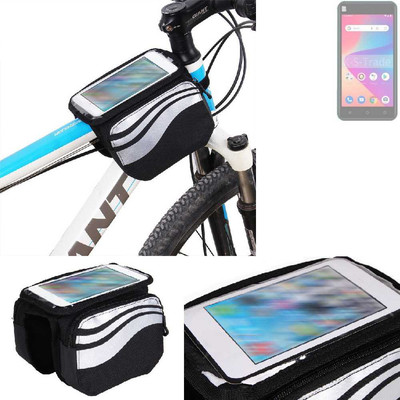 Fahrrad Halterung für BLU Studio X10 2022 Rahmenhalter Fahrradtasche Rahmentasc
