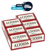ALTOIDS Classic Peppermint Breath Mints, 1.76-Ounce Tin Pack of 12 
