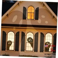 3 Pcs Halloween Ghost Silhouettes Window Cover Halloween Window Decorations