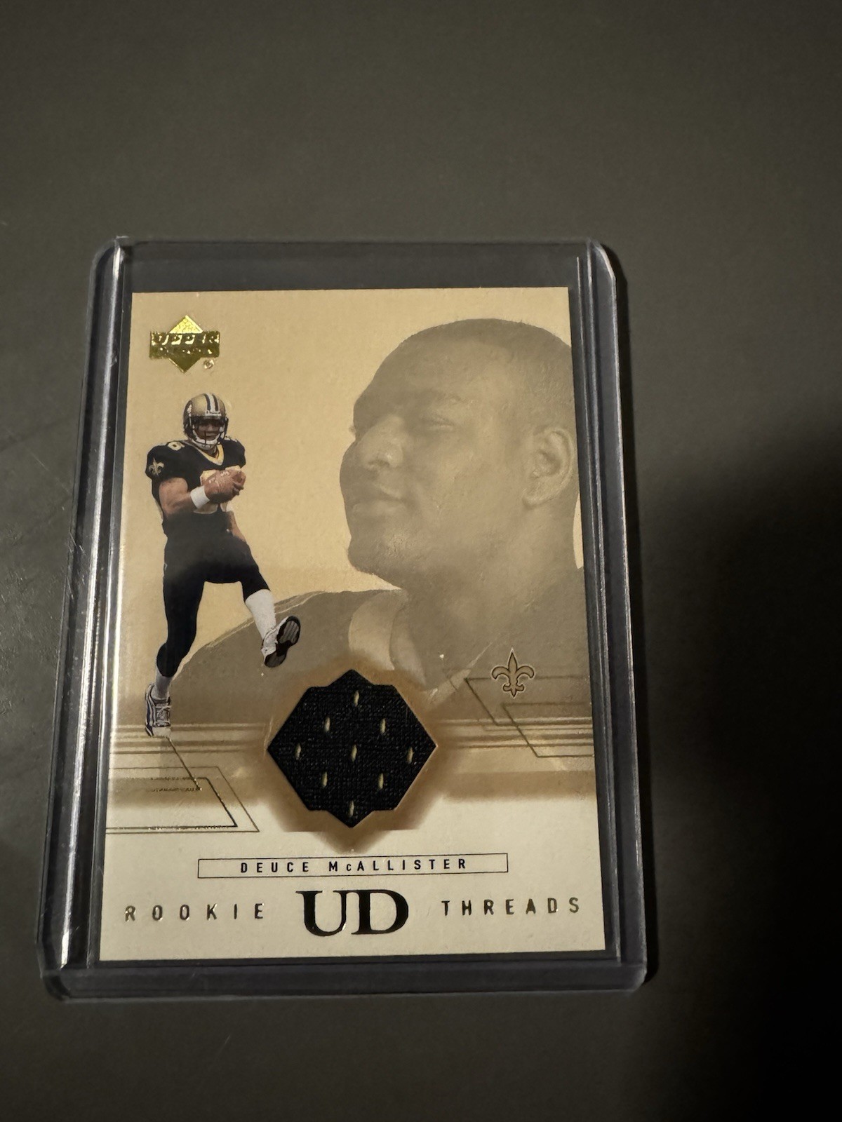 Deuce McAllister Upper Deck Rookie Threads #RTDM Rookie Threads