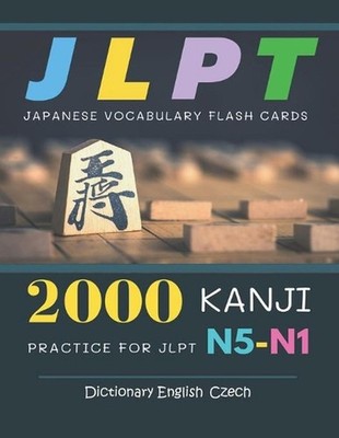 2000 Kanji Japanese Vocabulary Flash Cards Practice for JLPT N5-N1 Dictionary En
