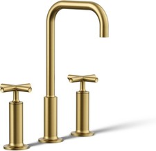 Kohler Purist 14408-3-2 MB Bathroom Faucet with Cross Handles 1.2 gpm, Brass