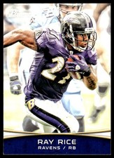 Ray Rice 2012 Bowman #60 Baltimore Ravens NFL READ FREE SHIPPING AutographDen