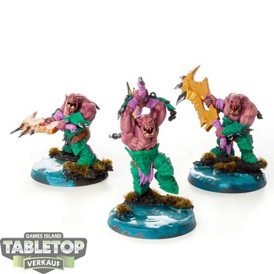 Orruk Warclans - 3x Brute Ragerz - teilweise bemalt