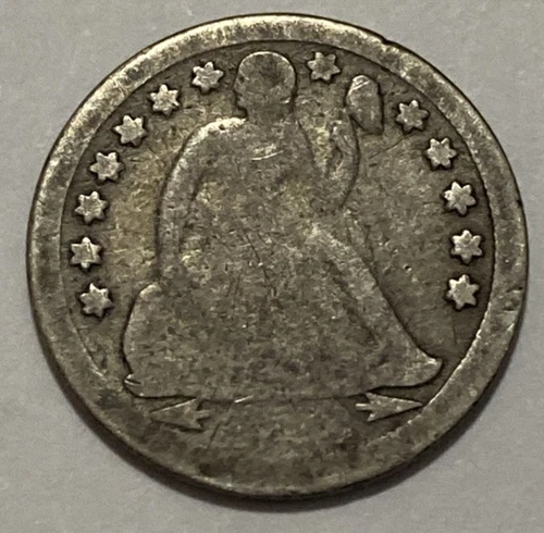 1853 O w/Arrows - Seated Liberty Dime - Exact Coin Imaged #SL142