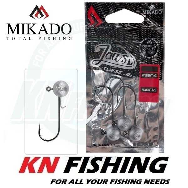 MIKADO JAWS Classic Jig Head 3gr - 30gr 3pcs