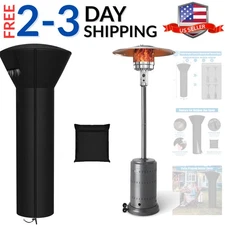 Patio Heater Covers with Zipper and Air Vent,Waterproof Outdoor Heater Cover,...