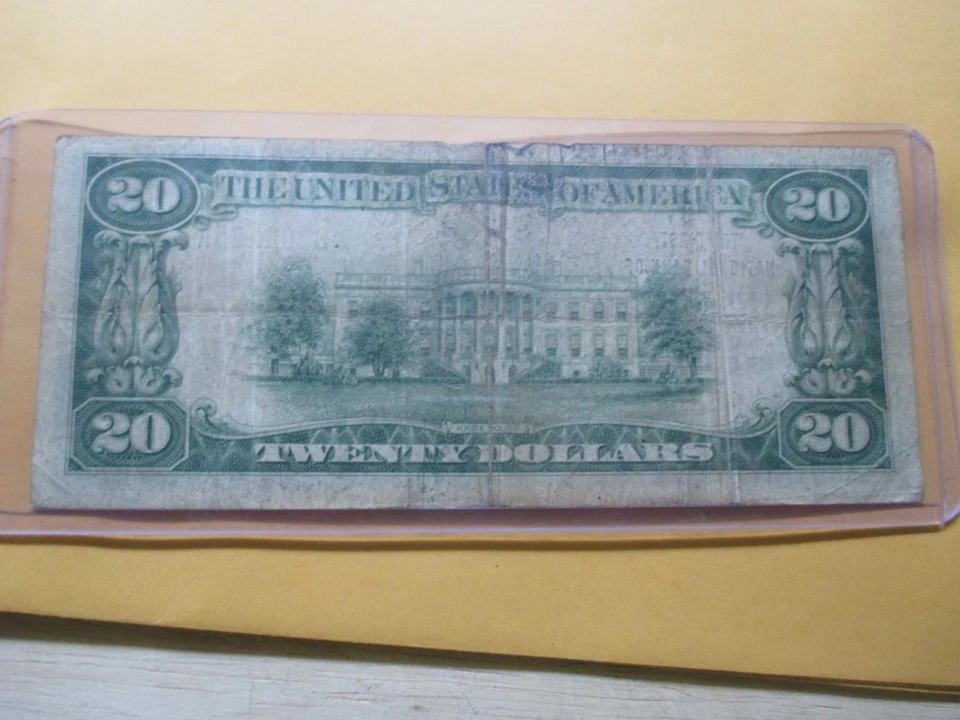 1929 $20 THE FIRST NATIONAL BANK OF HINTON, WEST VIRGINIA - Image 4 of 4