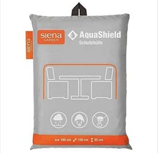 Siena Garden AquaShield Schutzhülle Sitzgruppenhülle 160x150x100 cm hellgrau