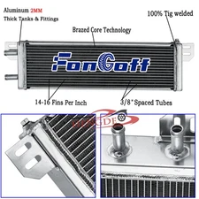 Universal Aluminum Liquid Heat Exchanger Air To Water Intercooler