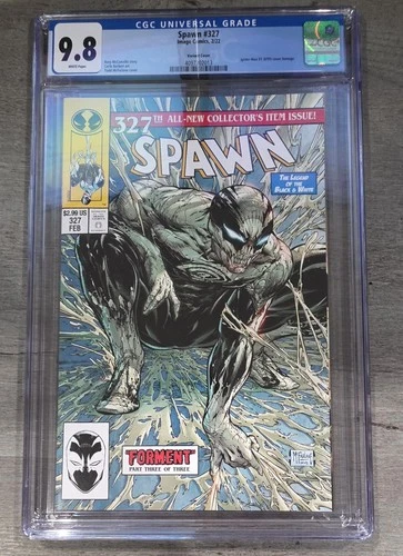 Image Comics Spawn #327 Variant McFarlane Cover Spider-Man Homage CGC 9.8 Grade