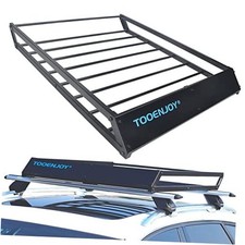 Roof Rack Cargo Basket, 43   x 35   x 4.7   , Anti-Rust Rooftop Cargo Carrier
