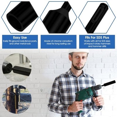 Power Tools Drill Grounding Rod 5/8In 3/4In Home Ground Rod Driver Quality Build