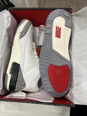 Size 11.5 - Jordan 3 Retro Mid White Cement Reimagined