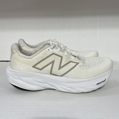 New Balance 1080 V14 Women s Size 7B White/Light Gold/Sea Salt Running Shoes