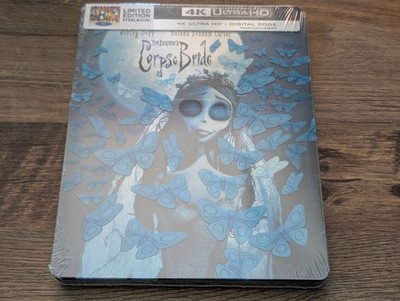   Corpse Bride ( 4K Ultra HD + Digital ) Limited SteelBook NEW Tim Burton 
