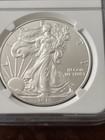 2015 Silver Eagle NGC MS70 First Releases Blue Label — photo 4