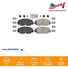 Front Ceramic Disc Brake Pads & Wear Sensor Kit For Volkswagen Atlas Cross Sport
