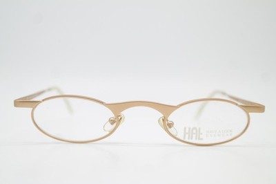 Brille HAL Pro Design DK 4024 61 Gold Oval Brillengestell eyeglasses Neu