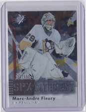 2009-10 UD SPX SPXCITEMENT INSERT /999 MARC-ANDRE FLEURY #X6 PITTSBURGH PENGUINS
