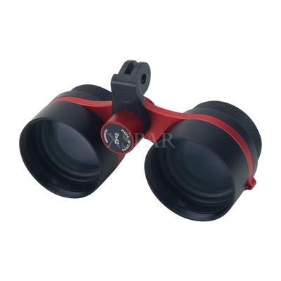 SKY ROVER Head-mounted 2x42 Red Binocular Telescope for Meteor Shower Observing