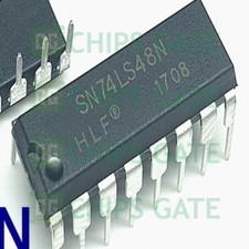 6pcs Sn74ls48n 74ls48 Dip16 Ti Bcd-to-seven-s