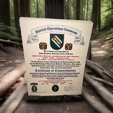 U.S. ARMY - 9TH PSYCHOLOGICAL OPERATIONS BN (ABN) - CERTIFICATE OF COMMENDATION