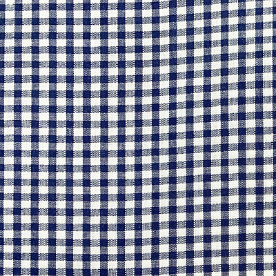Marineblau & Weiß Gingham Stoff 1/8'' Karo Stoff Handarbeit Stoff Meterware